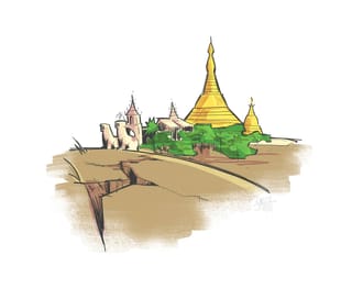 Worldly Trials of Shwedagon Pagoda